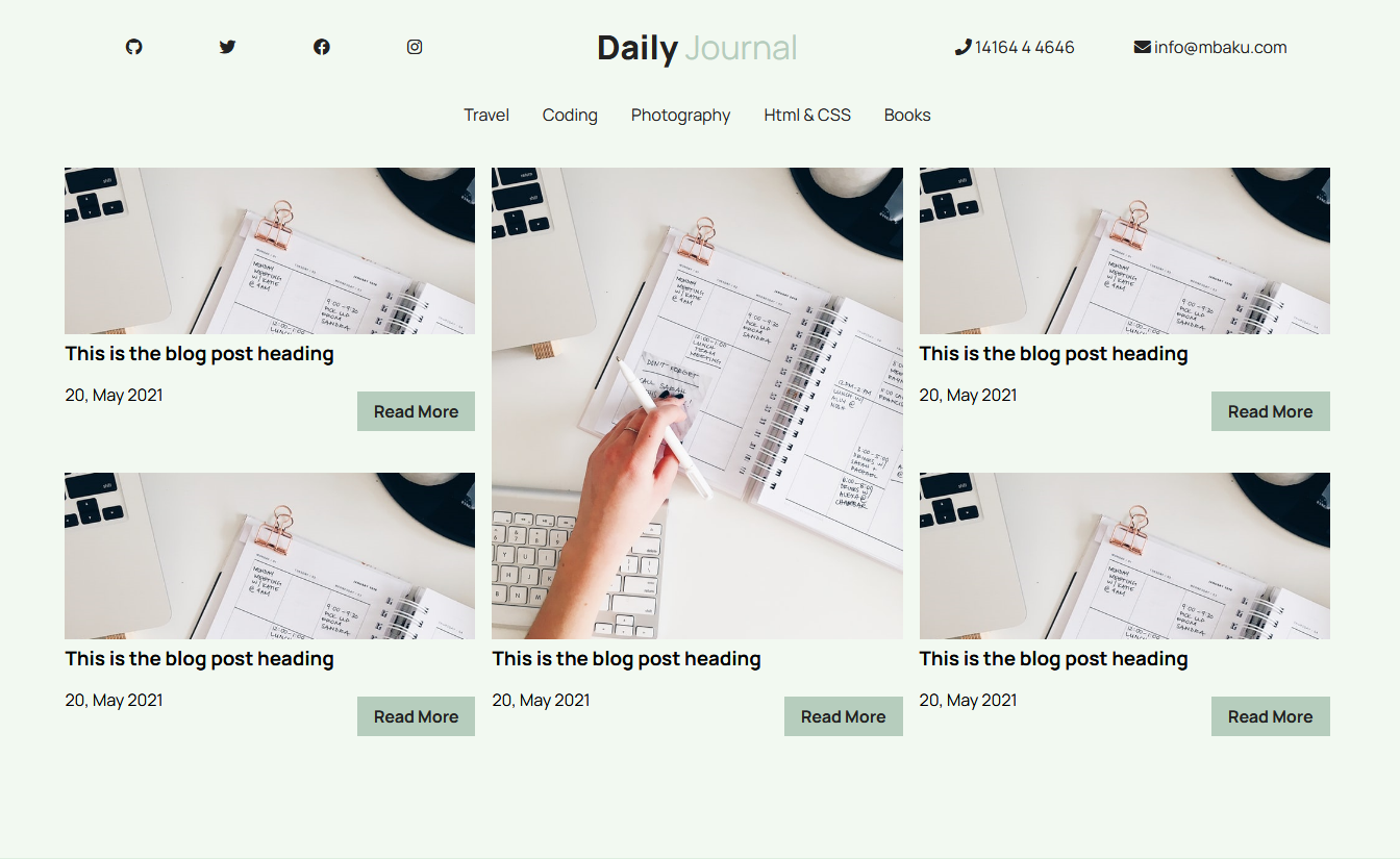 Daily Journal